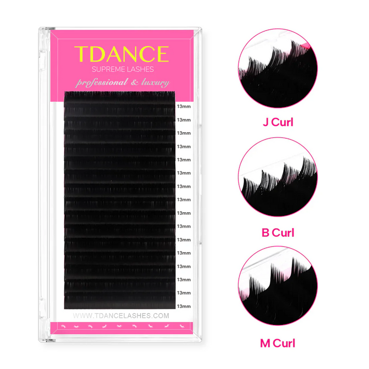 16Rows 0.03MM B/J/L Premium Mega Volume Eyelash Extensions TDANCE