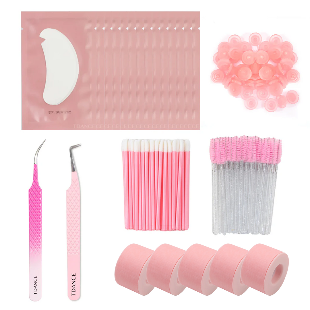 Pink Lash Accessories Kit