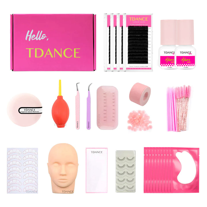 Kit de pratique de cils bonzer mannequin