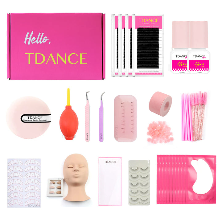 Kit de pratique de cils bonzer mannequin