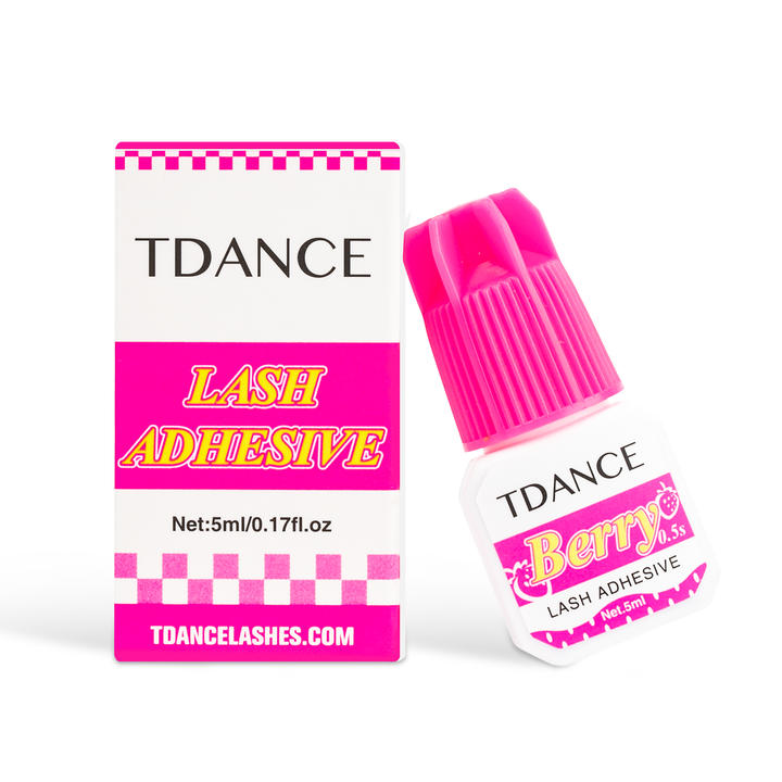 0.5-1 Second Berry Eyelash Extension Glue - TDANCE