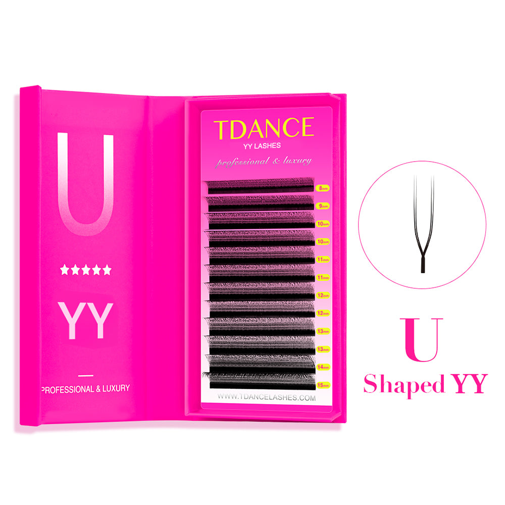 0.07MM U-Shape YY / U-Y Volume Lashes TDANCE