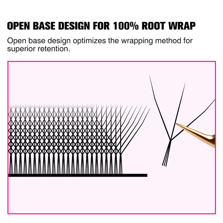 Wrapping W™ Style 3D Premade Volume Fan Lashes