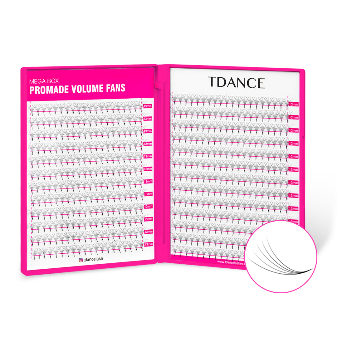 5D Promade Volume 500 Fans Lashbook TDANCE 