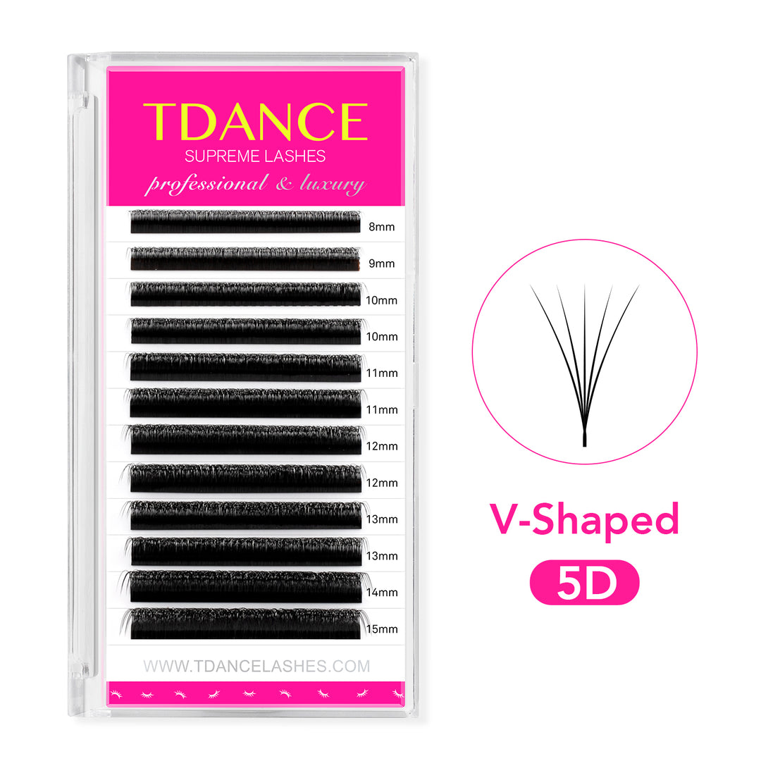 V-Shape W / V-W 5D Lashes TDANCE