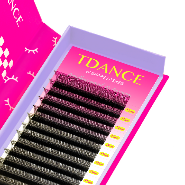 Pestañas postizas de volumen Promade estilo W 6D