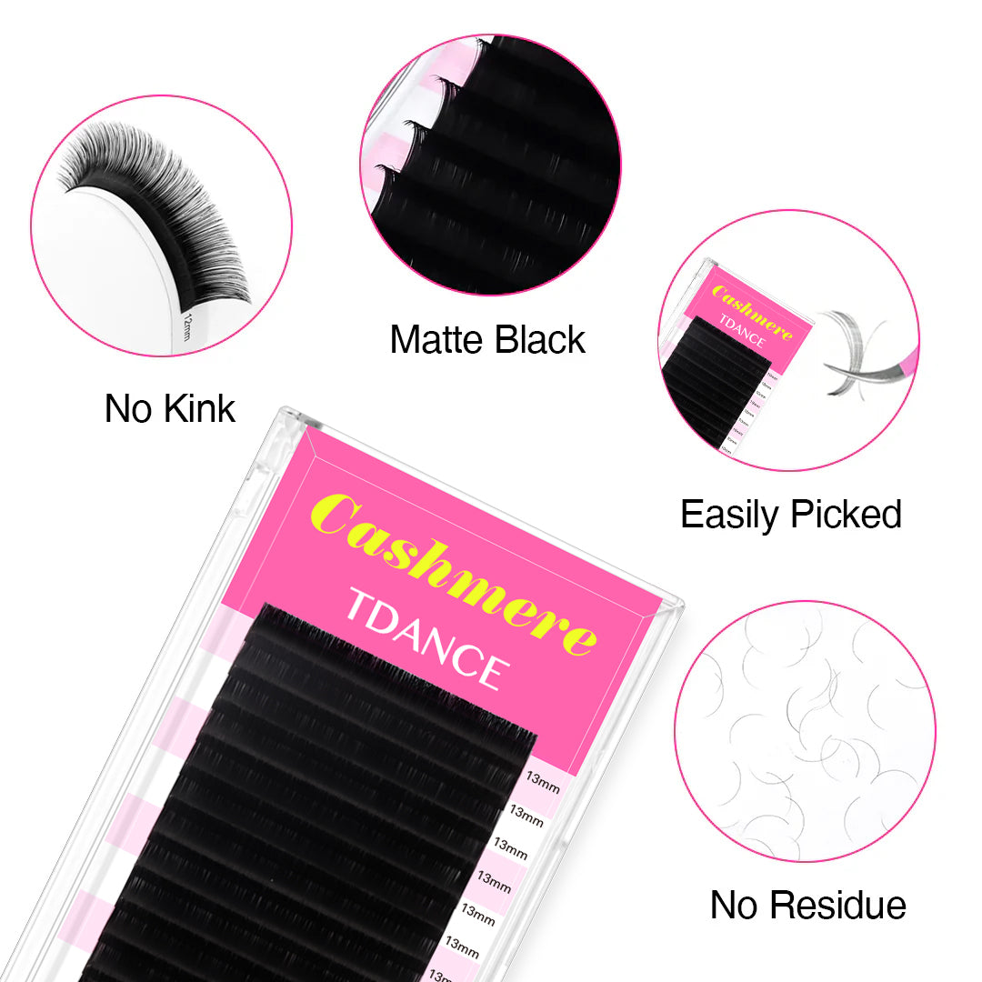 B/J/M/L/LD Curl Cashmere Volume Eyelash Extensions (Copy)