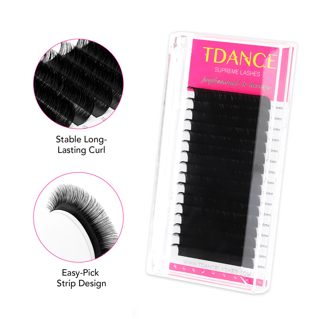 16Rows Premium Mega Volume Eyelash Extensions TDANCE