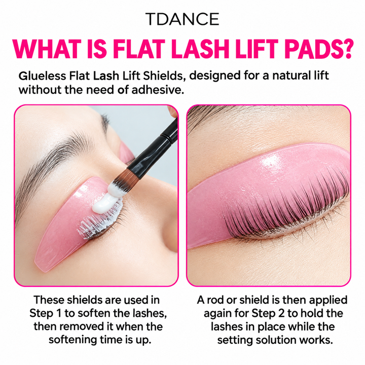 Glueless Korean Flat Lash Lift Shields