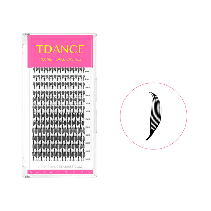 0,07 mm dünne Anime-Wimpern, 12 Reihen